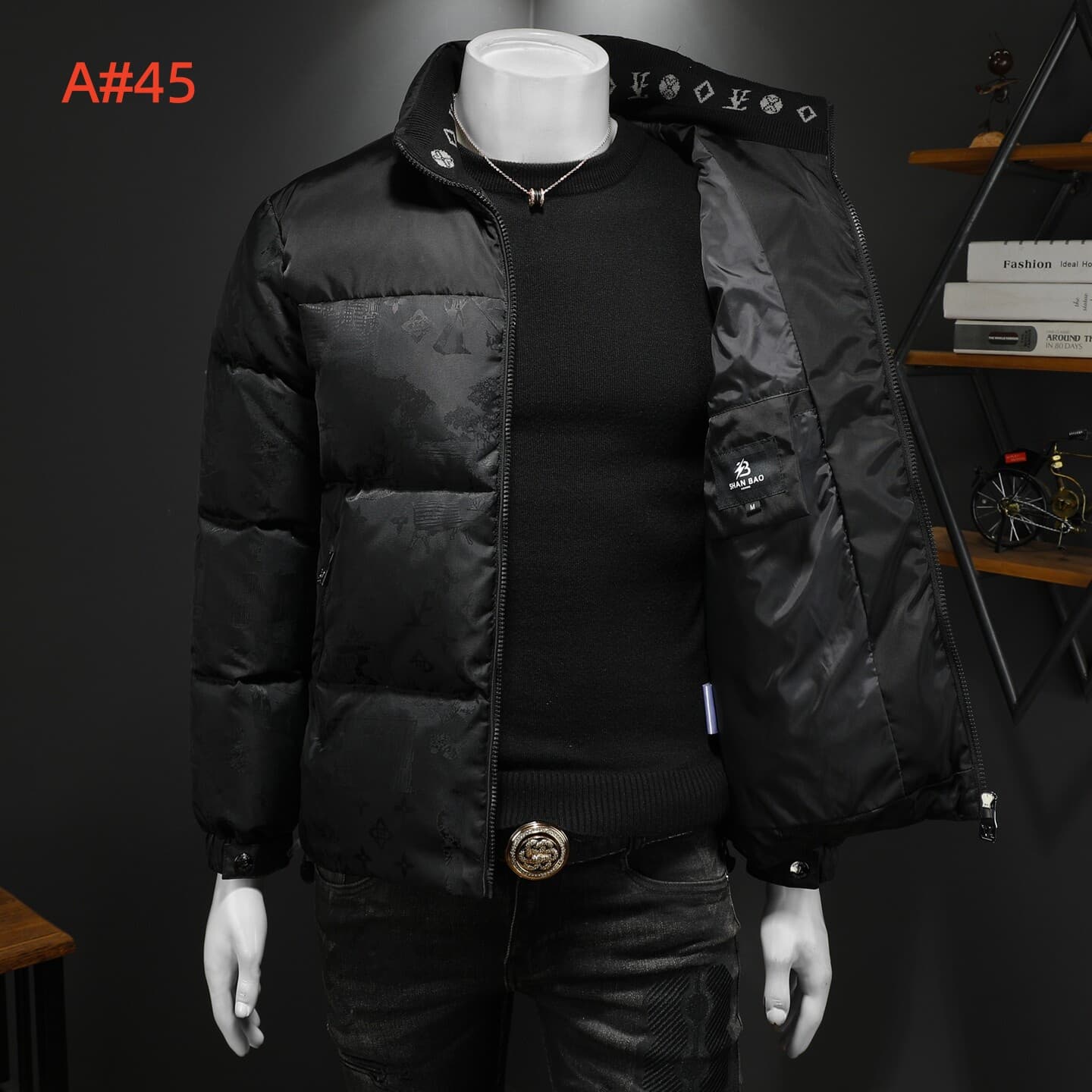 Cheap Louis Vuitton Thick Jackets For Men in 231577, $170 USD- [IB231577] - Replica Louis Vuitton Thick Jackets For Men