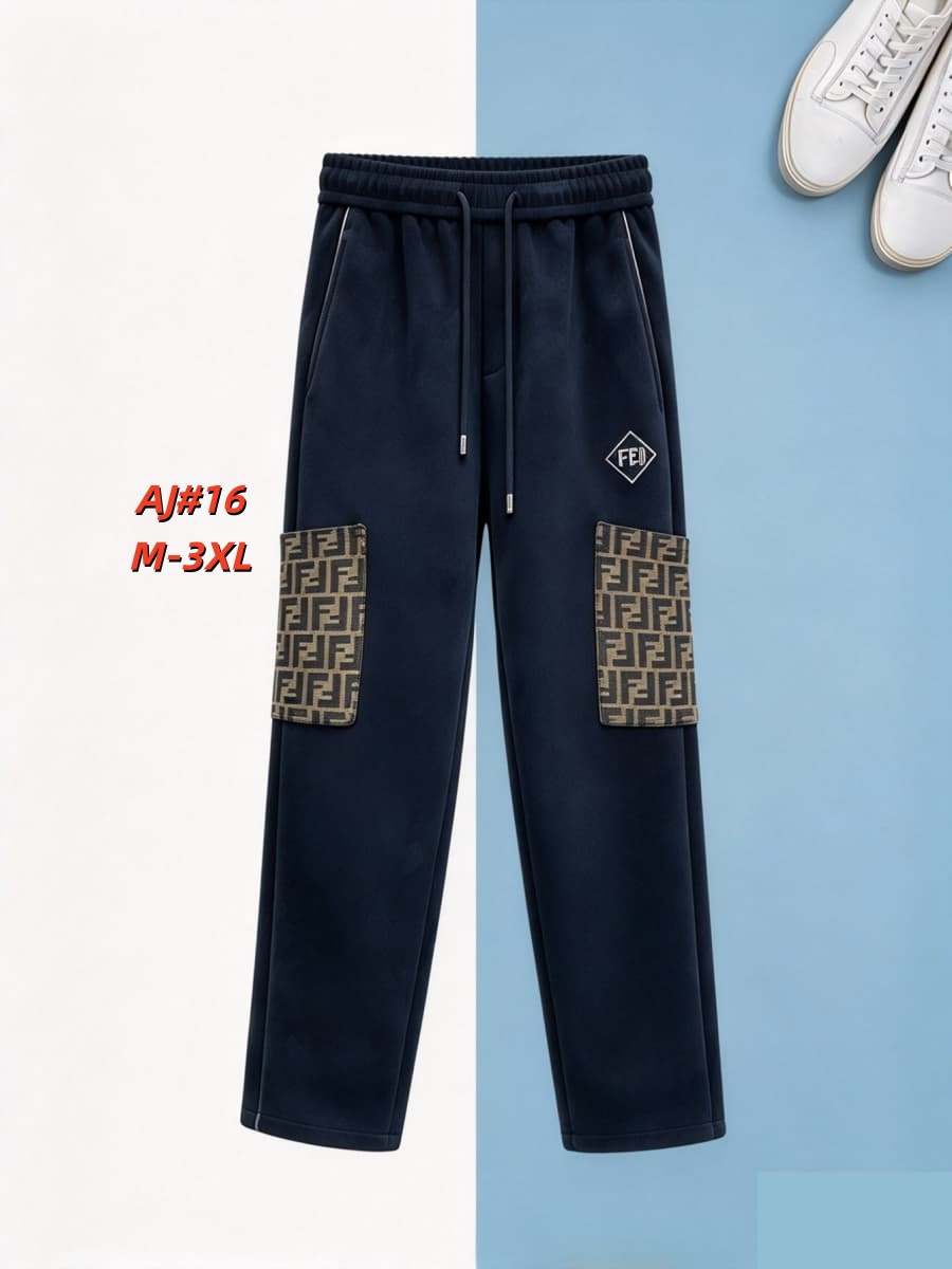 Cheap FENDI Pants for Men in 231582, $60 USD- [IB231582] - Replica FENDI Pants for Men