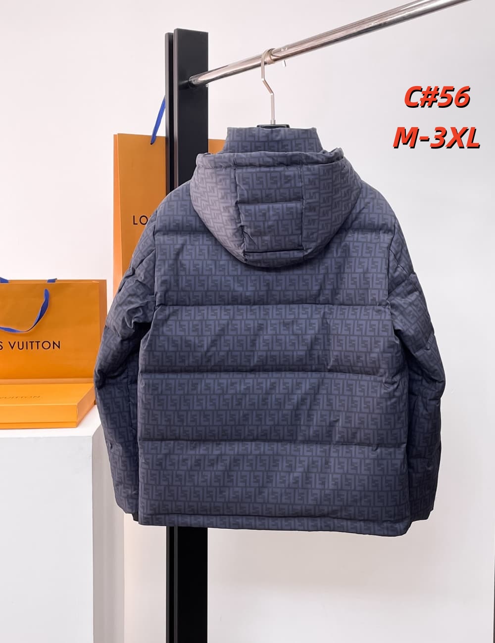 Cheap Fendi Down Coats For Men in 231594, $115 USD- [IB231594] - Replica Fendi Down Coats For Men