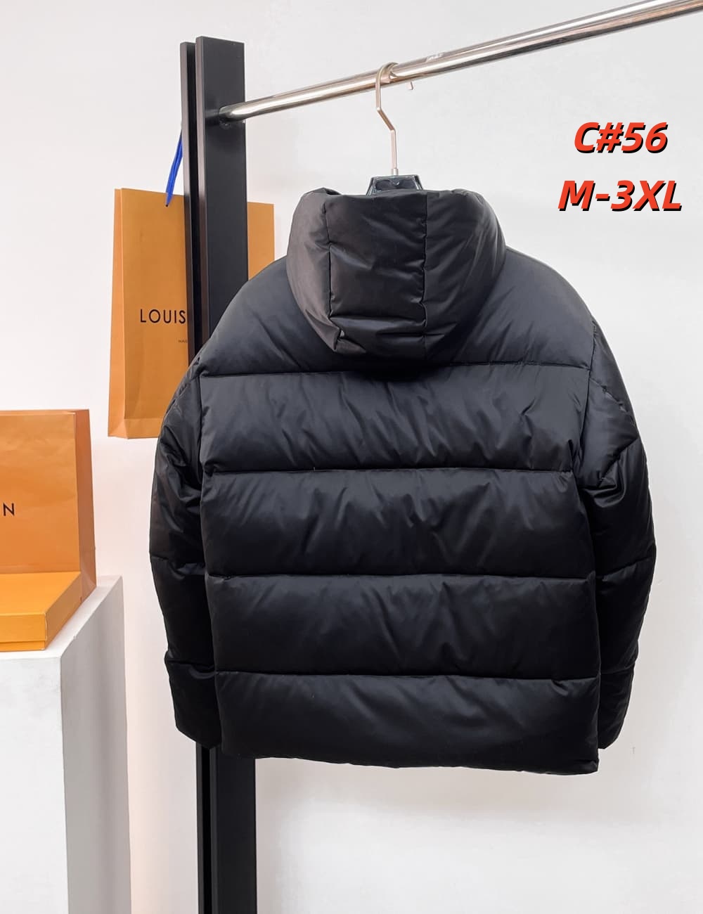 Cheap Louis Vuitton Thick Jackets For Men in 231596, $115 USD- [IB231596] - Replica Louis Vuitton Thick Jackets For Men