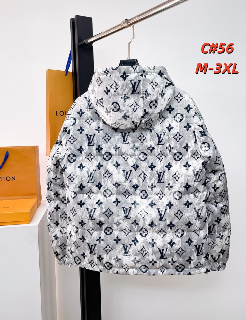 Cheap Louis Vuitton Thick Jackets For Men in 231598, $115 USD- [IB231598] - Replica Louis Vuitton Thick Jackets For Men