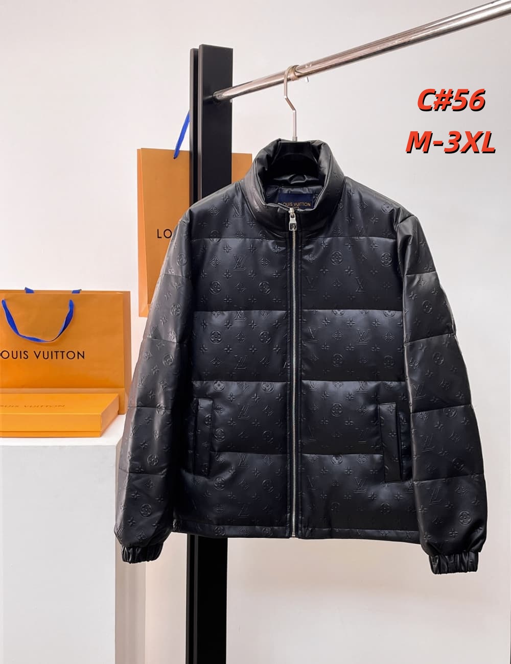 Cheap Louis Vuitton Thick Jackets For Men in 231601, $115 USD- [IB231601] - Replica Louis Vuitton Thick Jackets For Men