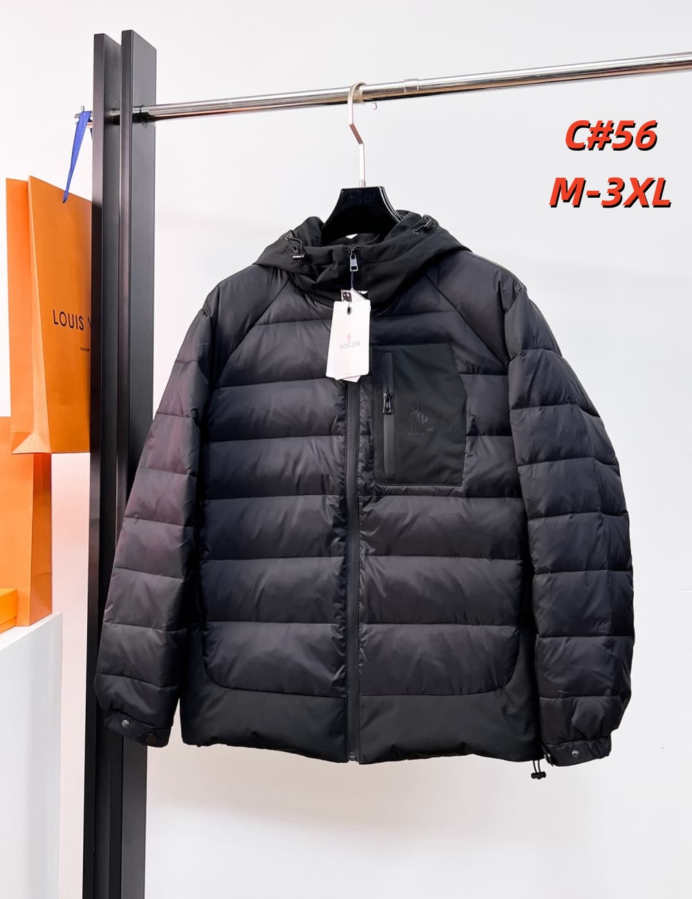 Cheap Moncle Thick Coats For Men in 231602, $115 USD- [IB231602] - Replica Moncle Thick Coats For Men