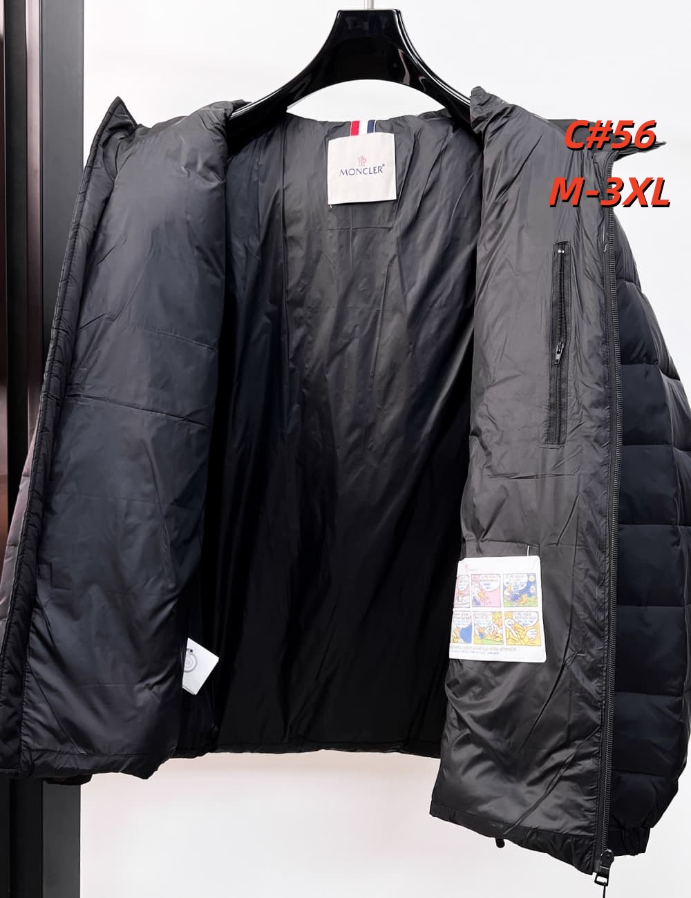 Cheap Moncle Thick Coats For Men in 231602, $115 USD- [IB231602] - Replica Moncle Thick Coats For Men