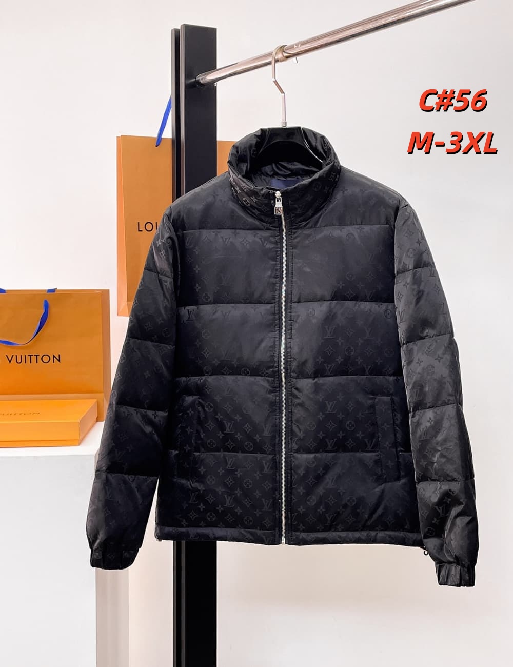 Cheap Louis Vuitton Thick Jackets For Men in 231607, $115 USD- [IB231607] - Replica Louis Vuitton Thick Jackets For Men