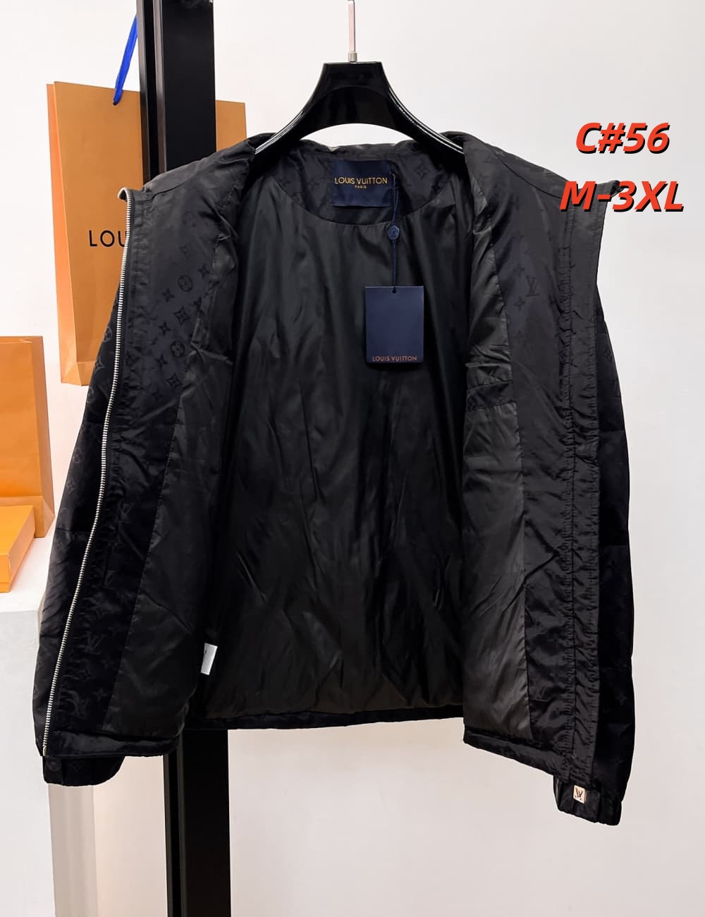 Cheap Louis Vuitton Thick Jackets For Men in 231607, $115 USD- [IB231607] - Replica Louis Vuitton Thick Jackets For Men