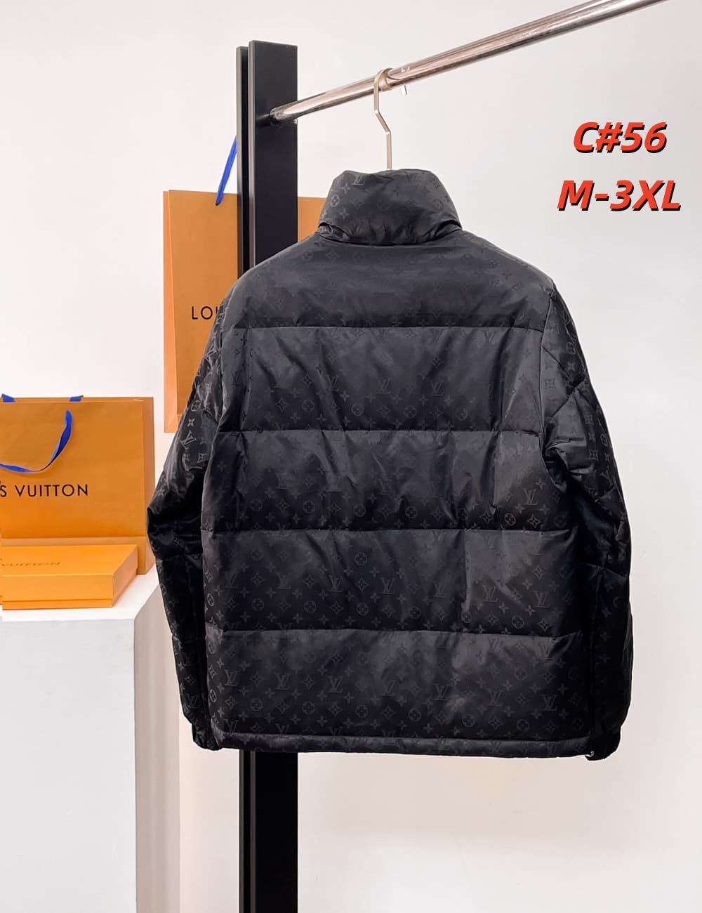 Cheap Louis Vuitton Thick Jackets For Men in 231607, $115 USD- [IB231607] - Replica Louis Vuitton Thick Jackets For Men