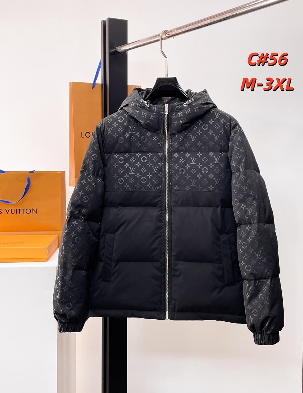 Cheap Louis Vuitton Thick Jackets For Men in 231608, $115 USD- [IB231608] - Replica Louis Vuitton Thick Jackets For Men