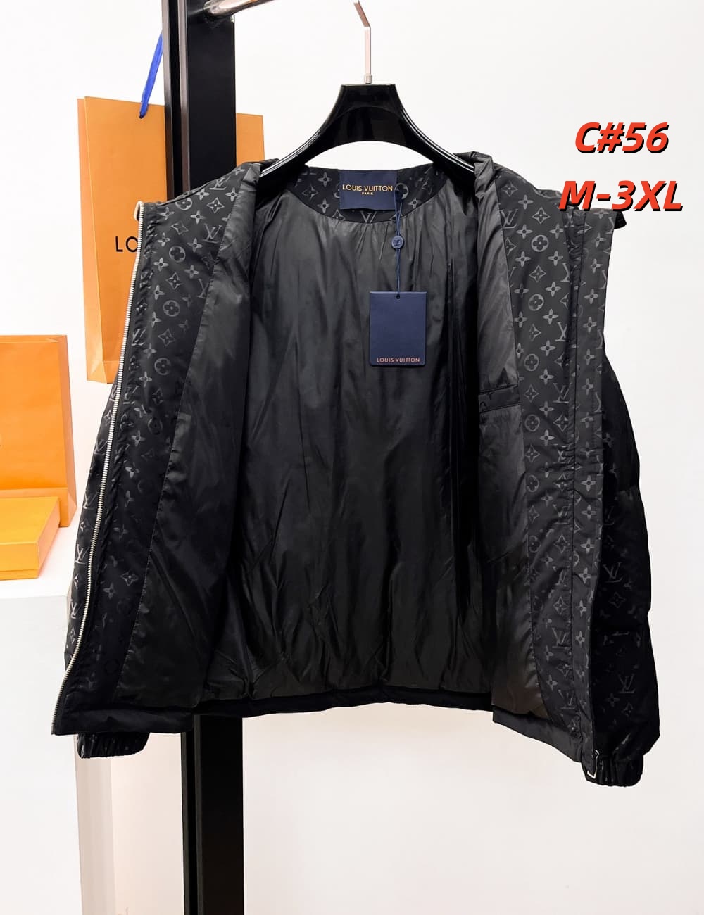 Cheap Louis Vuitton Thick Jackets For Men in 231608, $115 USD- [IB231608] - Replica Louis Vuitton Thick Jackets For Men