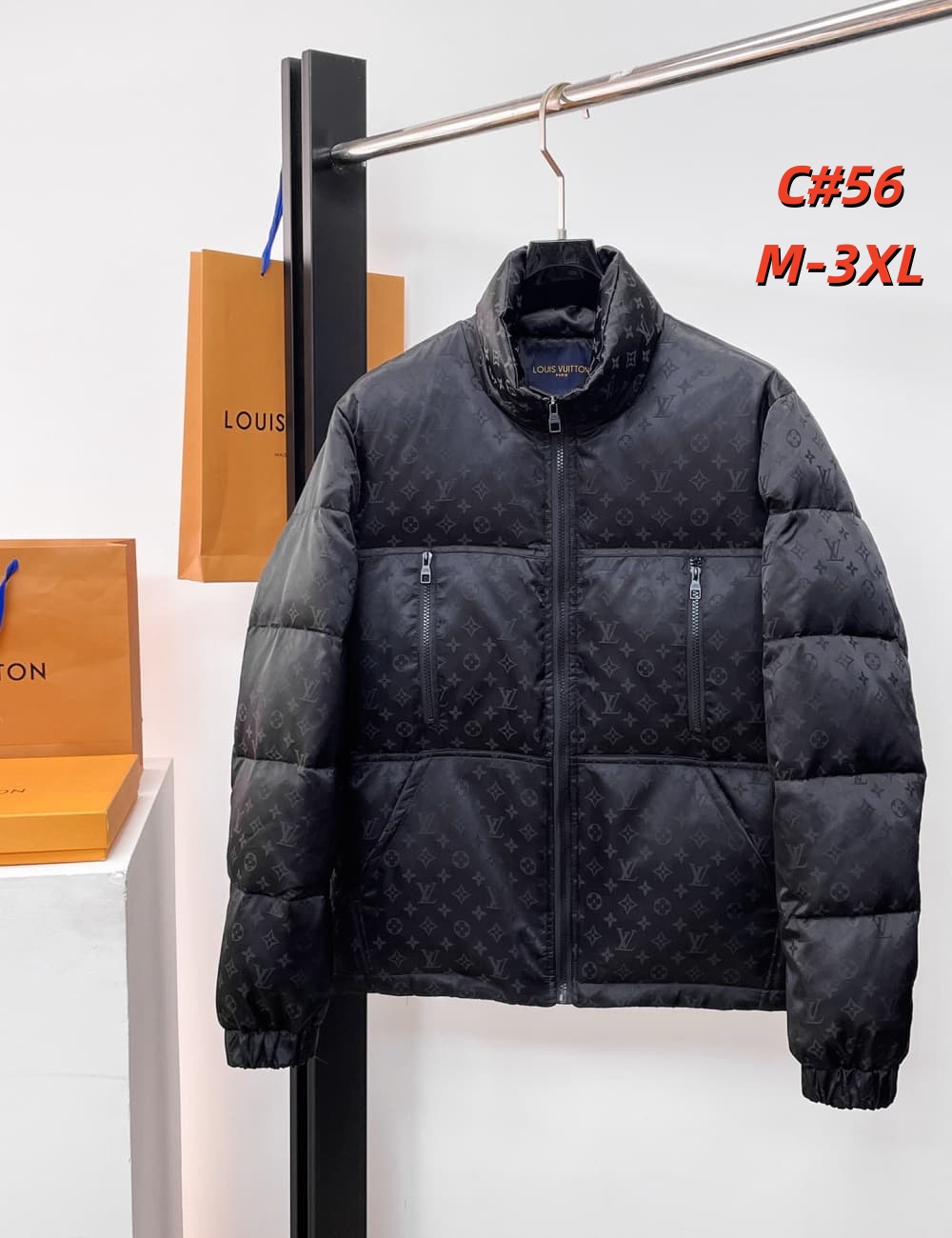 Cheap Louis Vuitton Thick Jackets For Men in 231611, $115 USD- [IB231611] - Replica Louis Vuitton Thick Jackets For Men