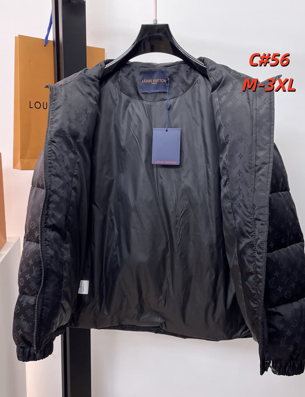 Cheap Louis Vuitton Thick Jackets For Men in 231611, $115 USD- [IB231611] - Replica Louis Vuitton Thick Jackets For Men