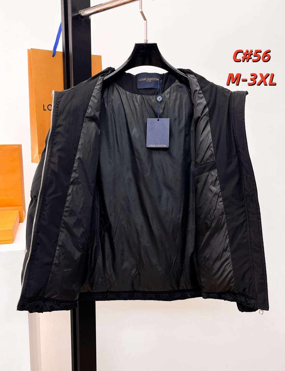 Cheap Louis Vuitton Thick Jackets For Men in 231613, $115 USD- [IB231613] - Replica Louis Vuitton Thick Jackets For Men