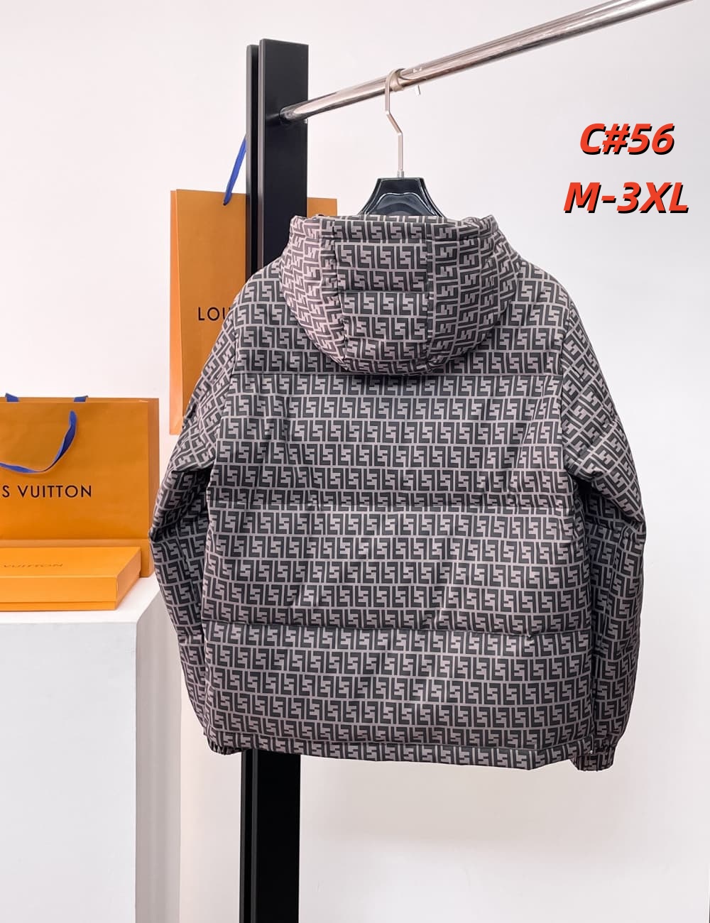 Cheap Fendi Down Coats For Men in 231614, $115 USD- [IB231614] - Replica Fendi Down Coats For Men