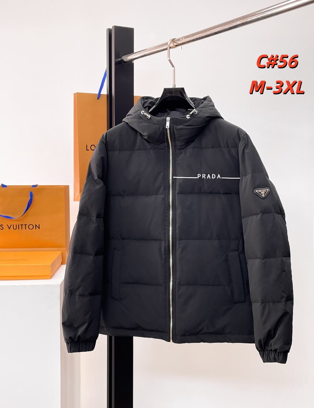 Cheap Prada Down Coats in 231616, $115 USD- [IB231616] - Replica Prada Down Coats