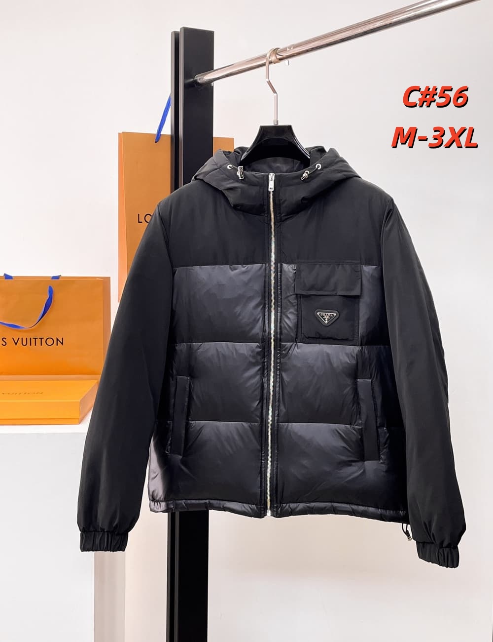 Cheap Prada Down Coats in 231618, $115 USD- [IB231618] - Replica Prada Down Coats