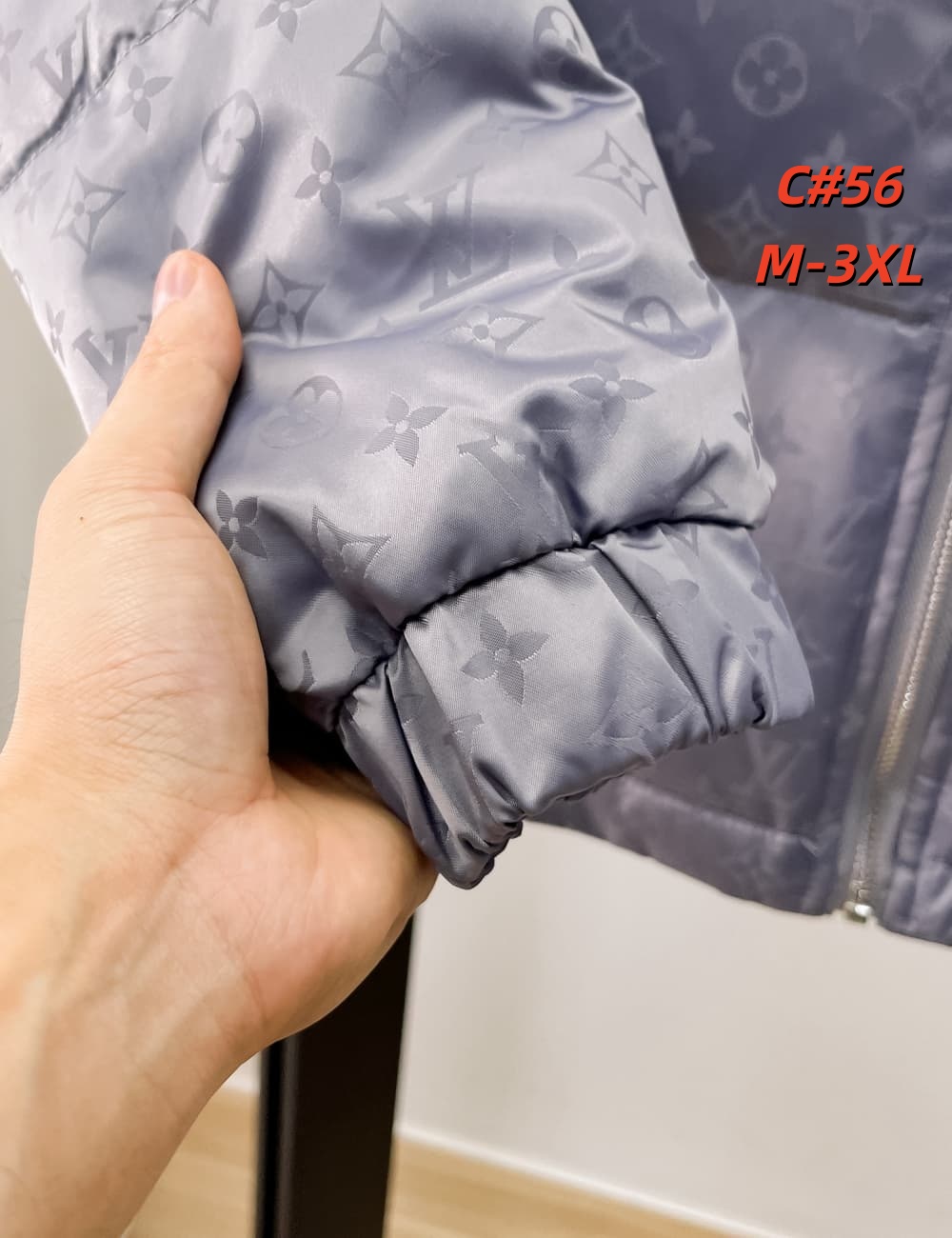Cheap Louis Vuitton Thick Jackets For Men in 231619, $115 USD- [IB231619] - Replica Louis Vuitton Thick Jackets For Men