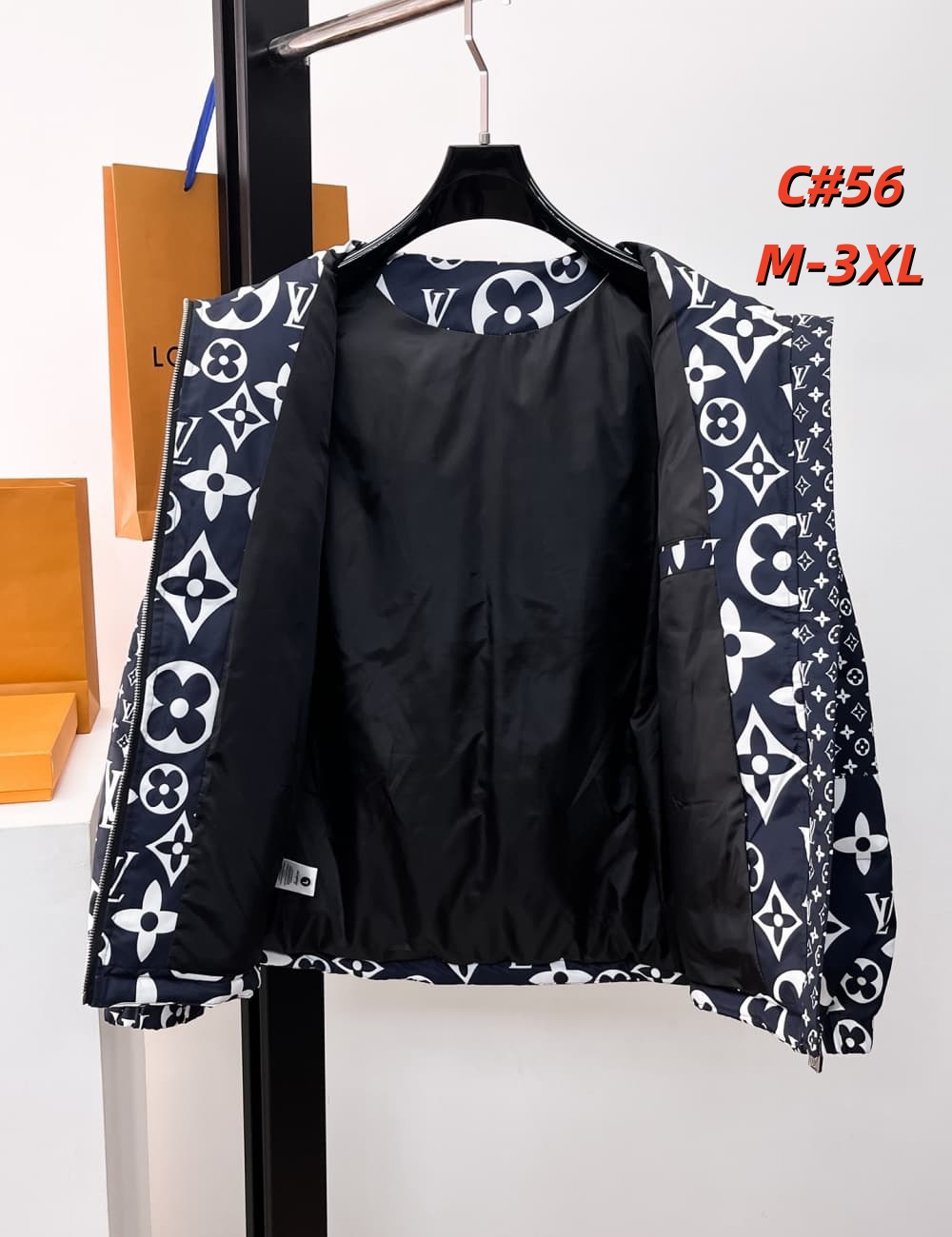 Cheap Louis Vuitton Thick Jackets For Men in 231620, $115 USD- [IB231620] - Replica Louis Vuitton Thick Jackets For Men