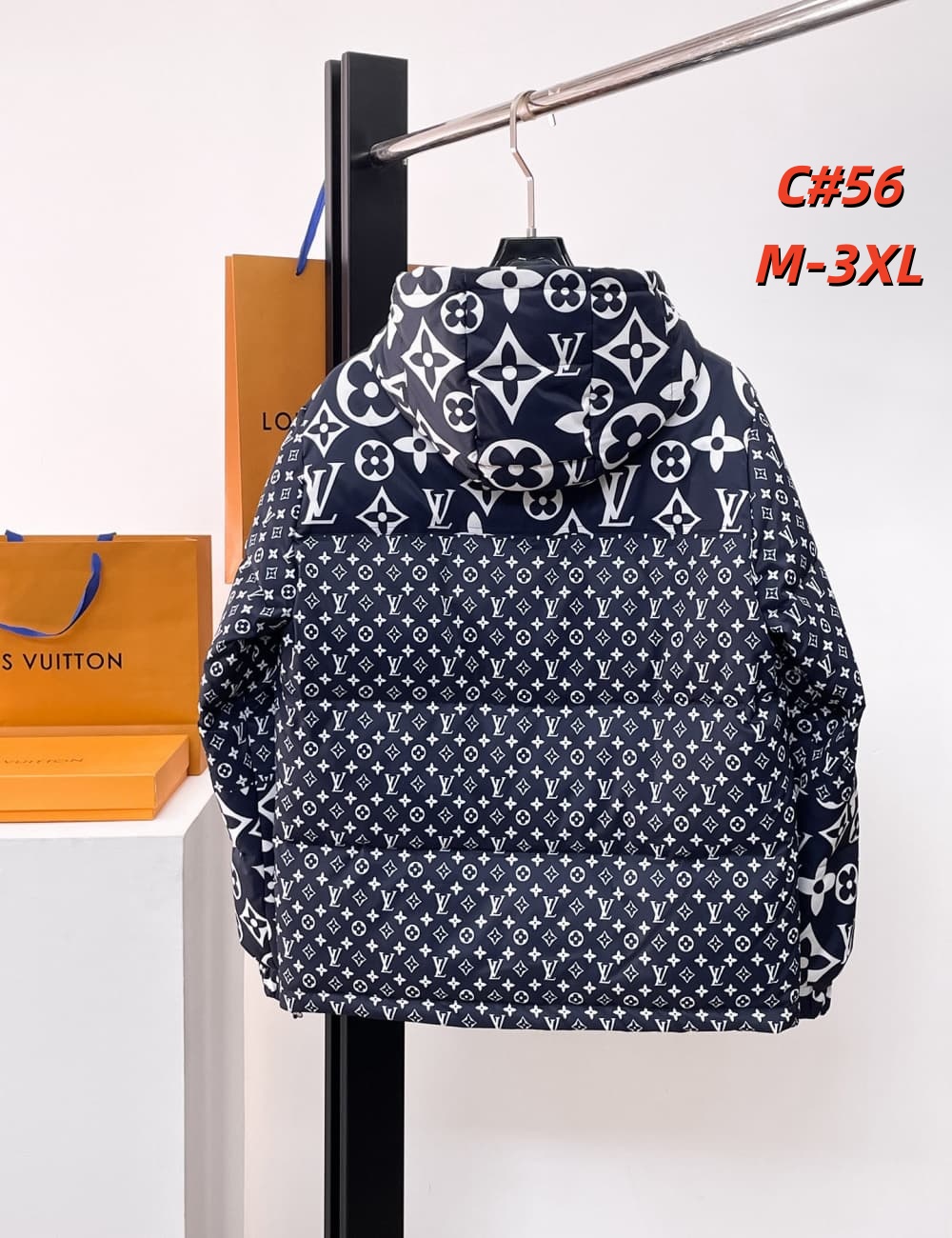 Cheap Louis Vuitton Thick Jackets For Men in 231620, $115 USD- [IB231620] - Replica Louis Vuitton Thick Jackets For Men