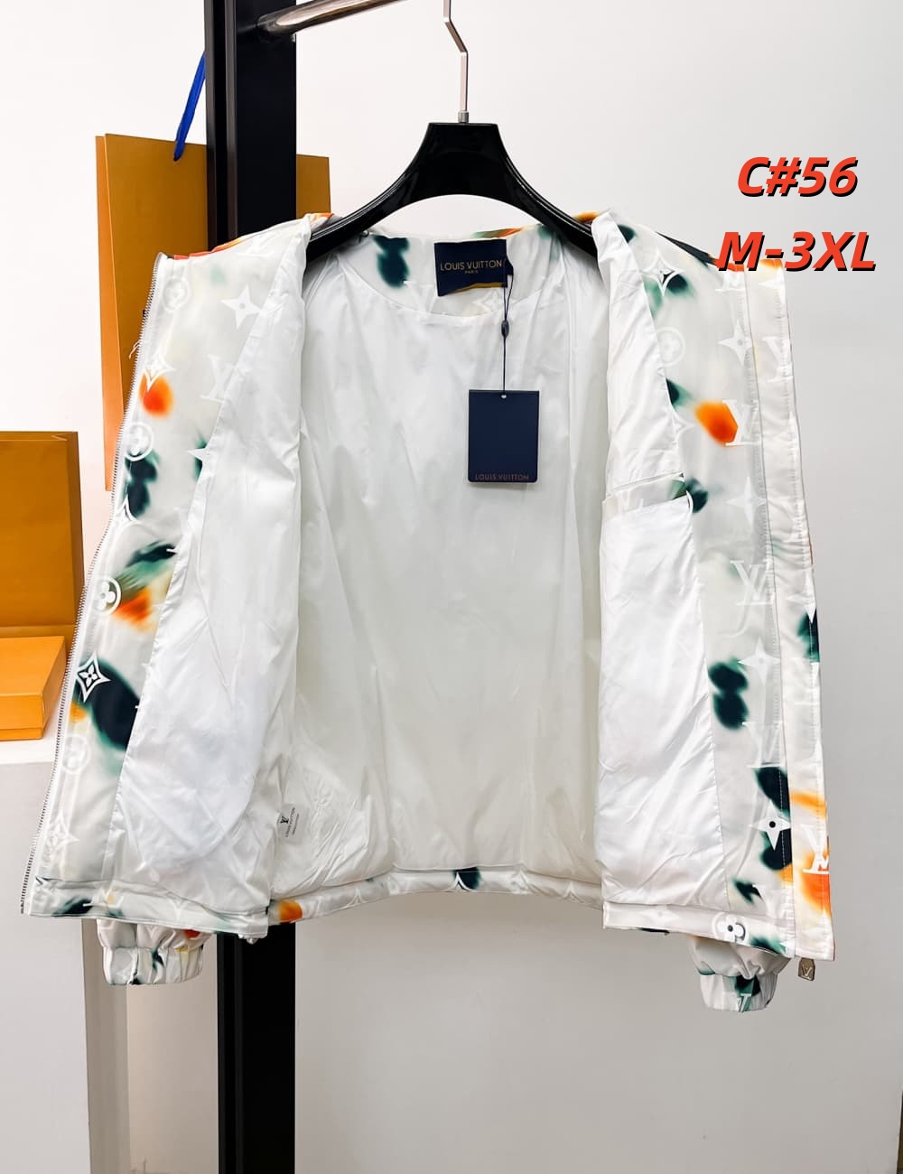Cheap Louis Vuitton Thick Jackets For Men in 231623, $115 USD- [IB231623] - Replica Louis Vuitton Thick Jackets For Men