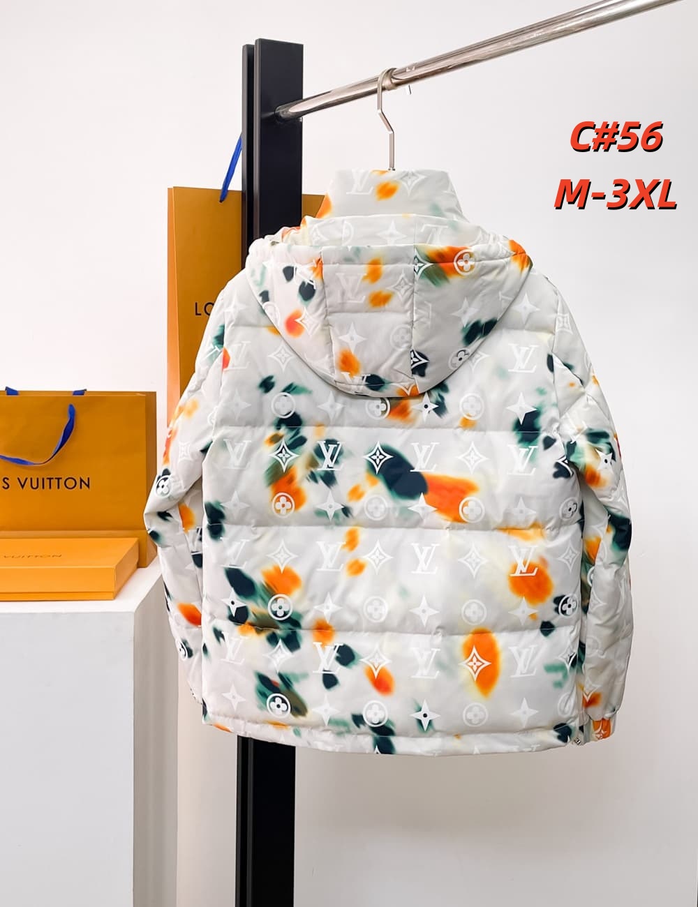 Cheap Louis Vuitton Thick Jackets For Men in 231623, $115 USD- [IB231623] - Replica Louis Vuitton Thick Jackets For Men