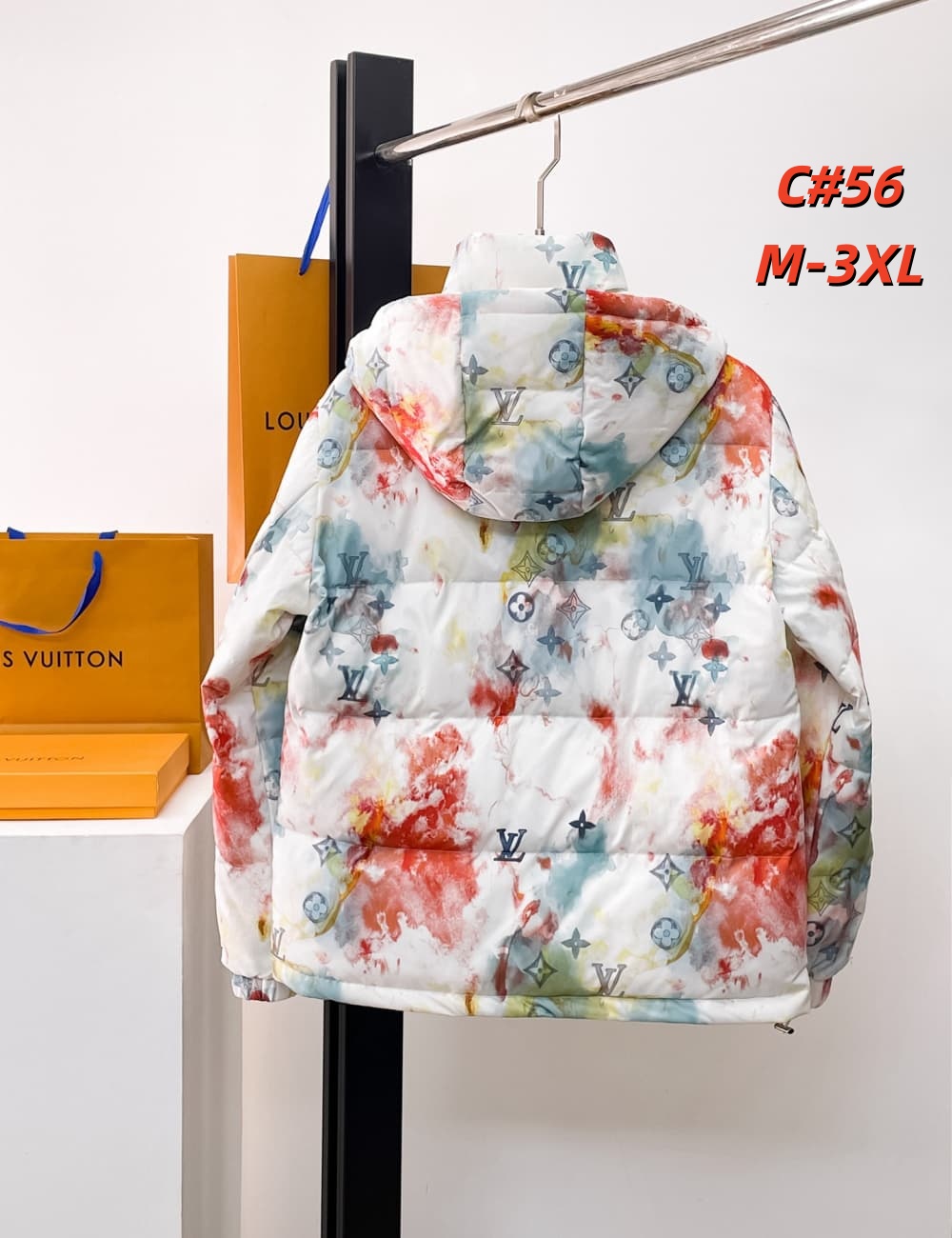 Cheap Louis Vuitton Thick Jackets For Men in 231624, $115 USD- [IB231624] - Replica Louis Vuitton Thick Jackets For Men