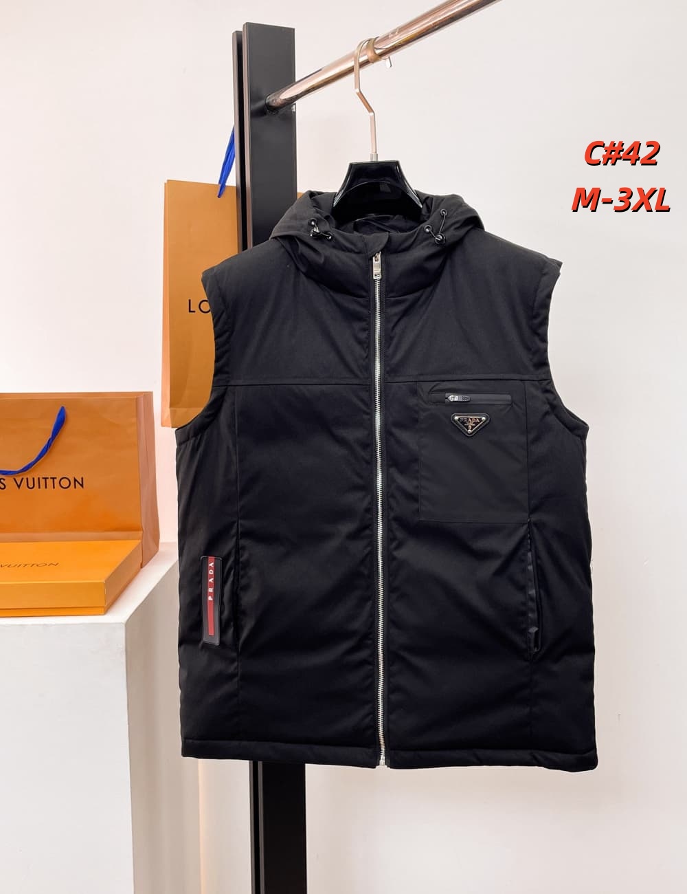 Cheap Prada Down Coats in 231627, $115 USD- [IB231627] - Replica Prada Down Coats