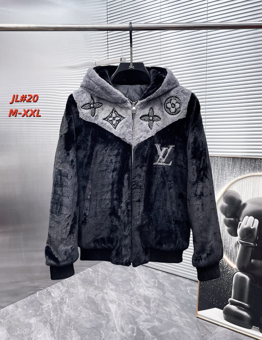 Cheap Louis Vuitton Thick Jackets For Men in 231632, $135 USD- [IB231632] - Replica Louis Vuitton Thick Jackets For Men