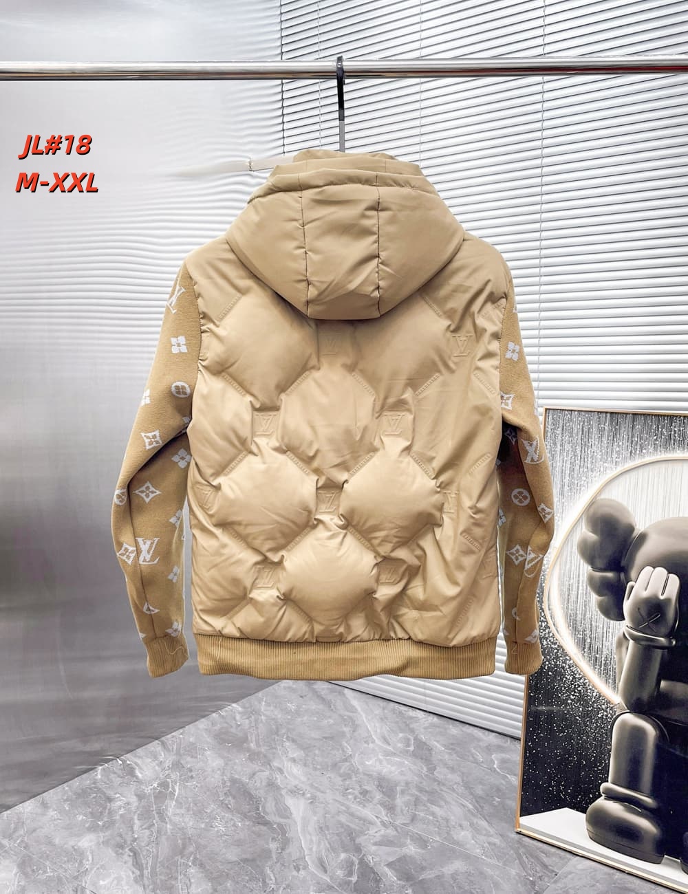 Cheap Louis Vuitton Thick Jackets For Men in 231641, $135 USD- [IB231641] - Replica Louis Vuitton Thick Jackets For Men