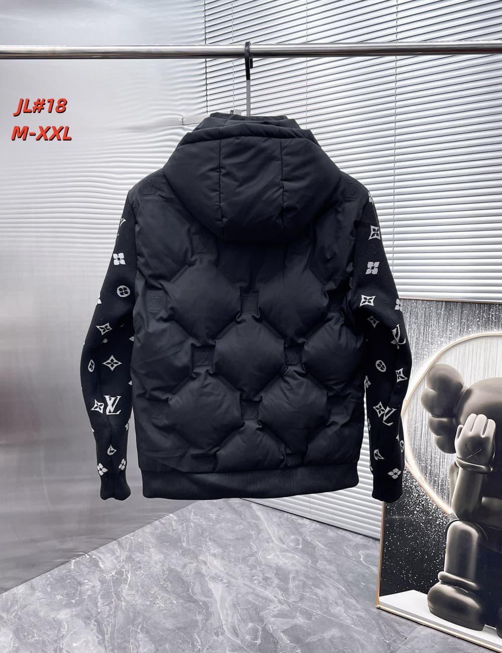 Cheap Louis Vuitton Thick Jackets For Men in 231642, $135 USD- [IB231642] - Replica Louis Vuitton Thick Jackets For Men
