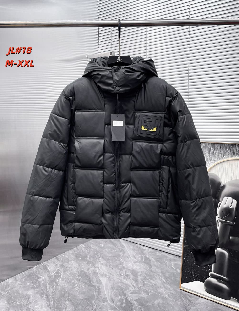 Cheap Fendi Down Coats For Men in 231643, $135 USD- [IB231643] - Replica Fendi Down Coats For Men