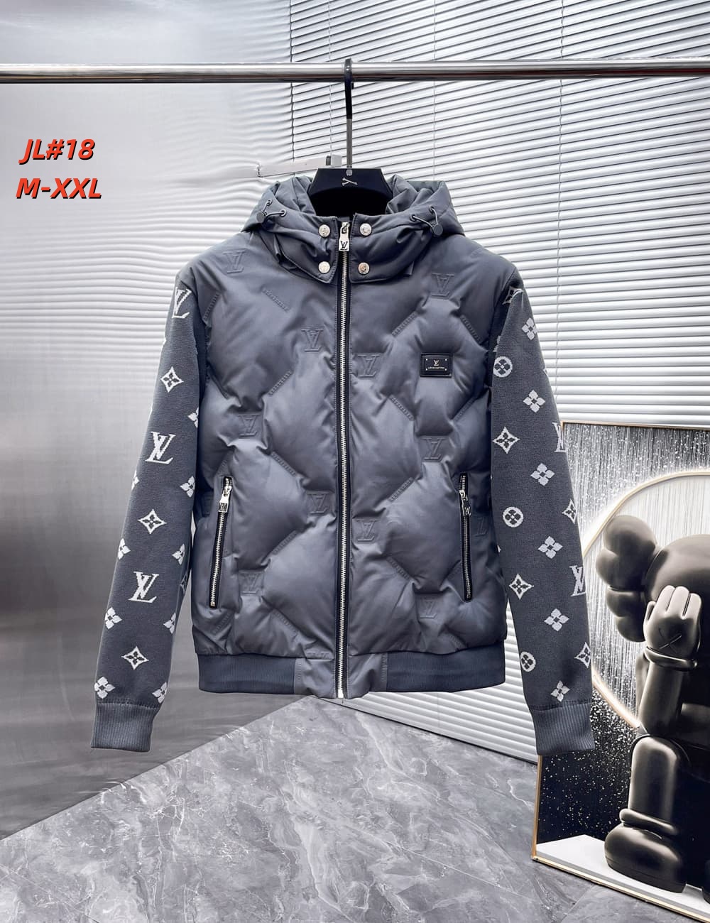 Cheap Louis Vuitton Thick Jackets For Men in 231644, $135 USD- [IB231644] - Replica Louis Vuitton Thick Jackets For Men