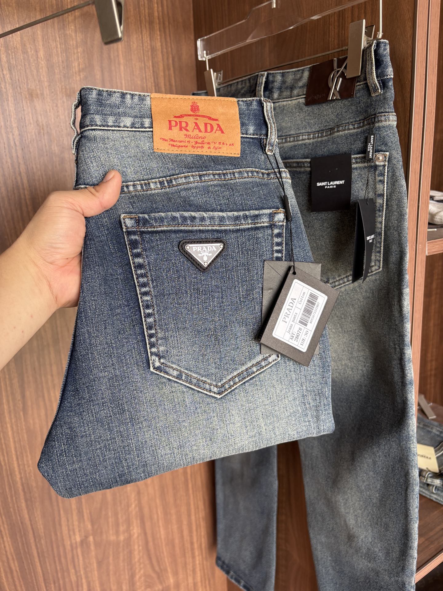 Cheap Proda Jeans for Men in 232022, $60 USD- [IB232022] - Replica Proda Jeans for Men