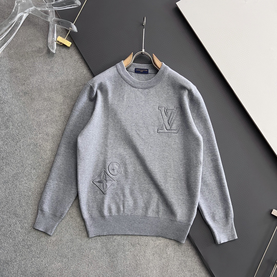 Cheap Louis Vuitton  Sweaters for Men in 232046, $55 USD- [IB232046] - Replica Louis Vuitton  Sweaters for Men