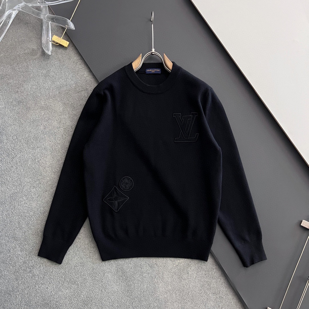 Cheap Louis Vuitton  Sweaters for Men in 232047, $55 USD- [IB232047] - Replica Louis Vuitton  Sweaters for Men
