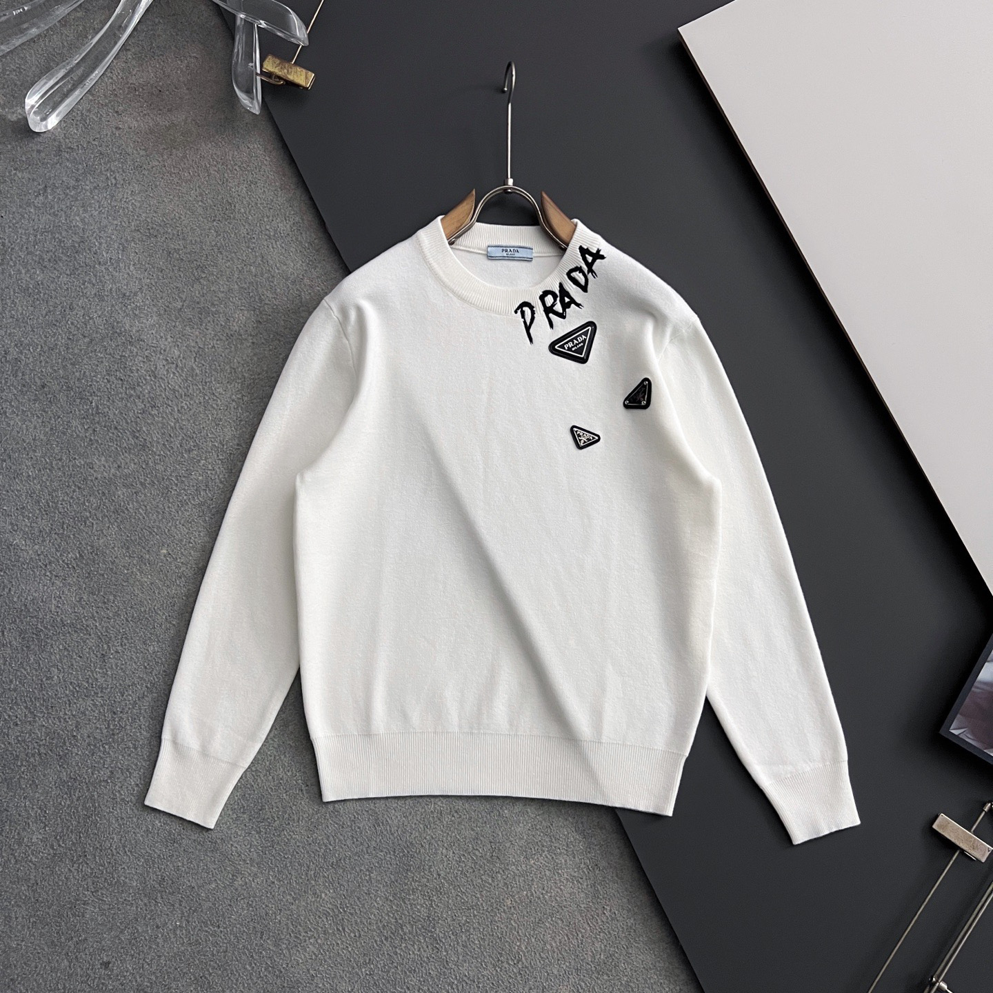 Cheap Prado Sweaters for Men in 232049, $55 USD- [IB232049] - Replica Prado Sweaters for Men