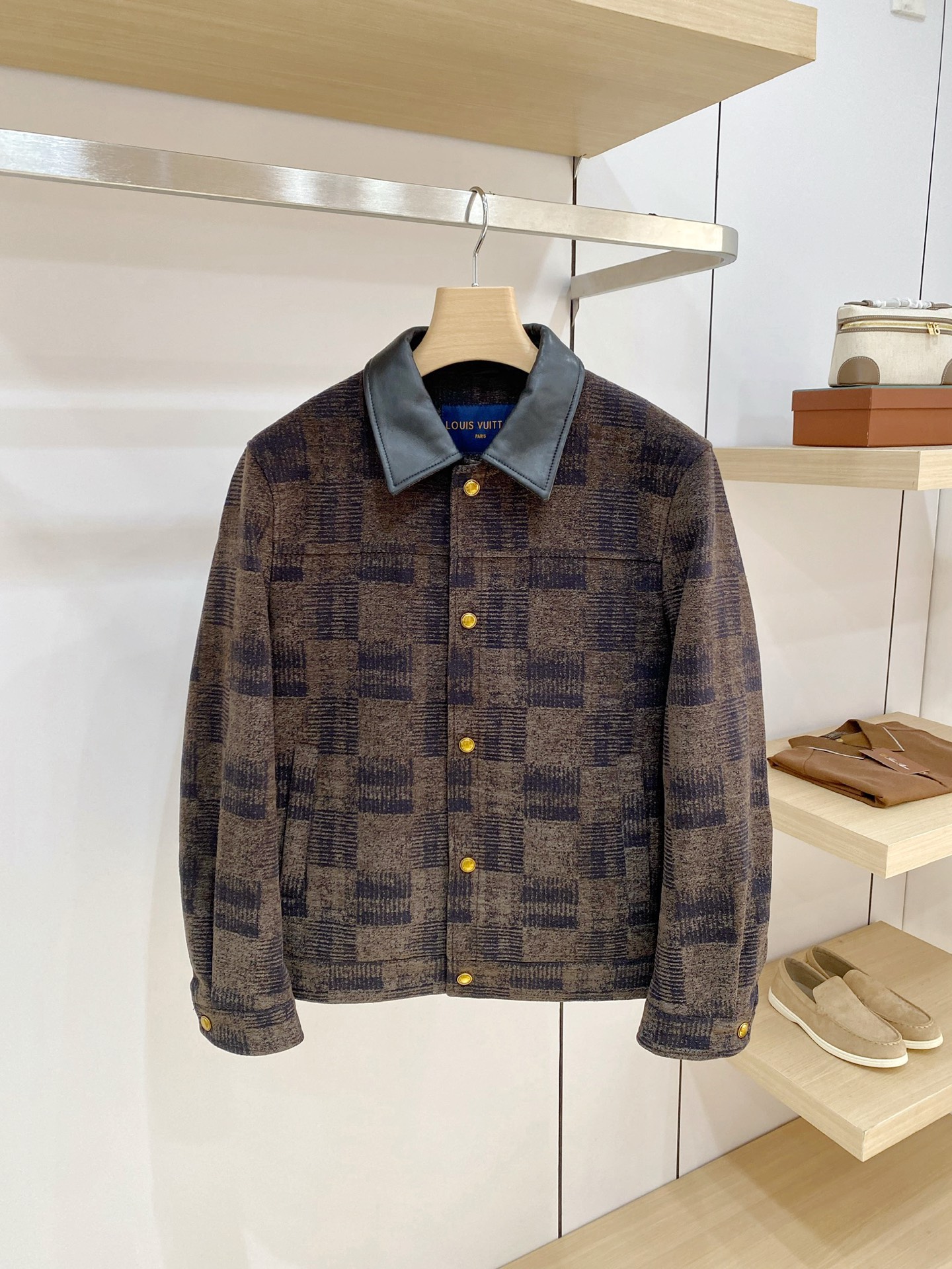 Cheap Louis Vuitton Thick Jackets For Men in 232063, $130 USD- [IB232063] - Replica Louis Vuitton Thick Jackets For Men