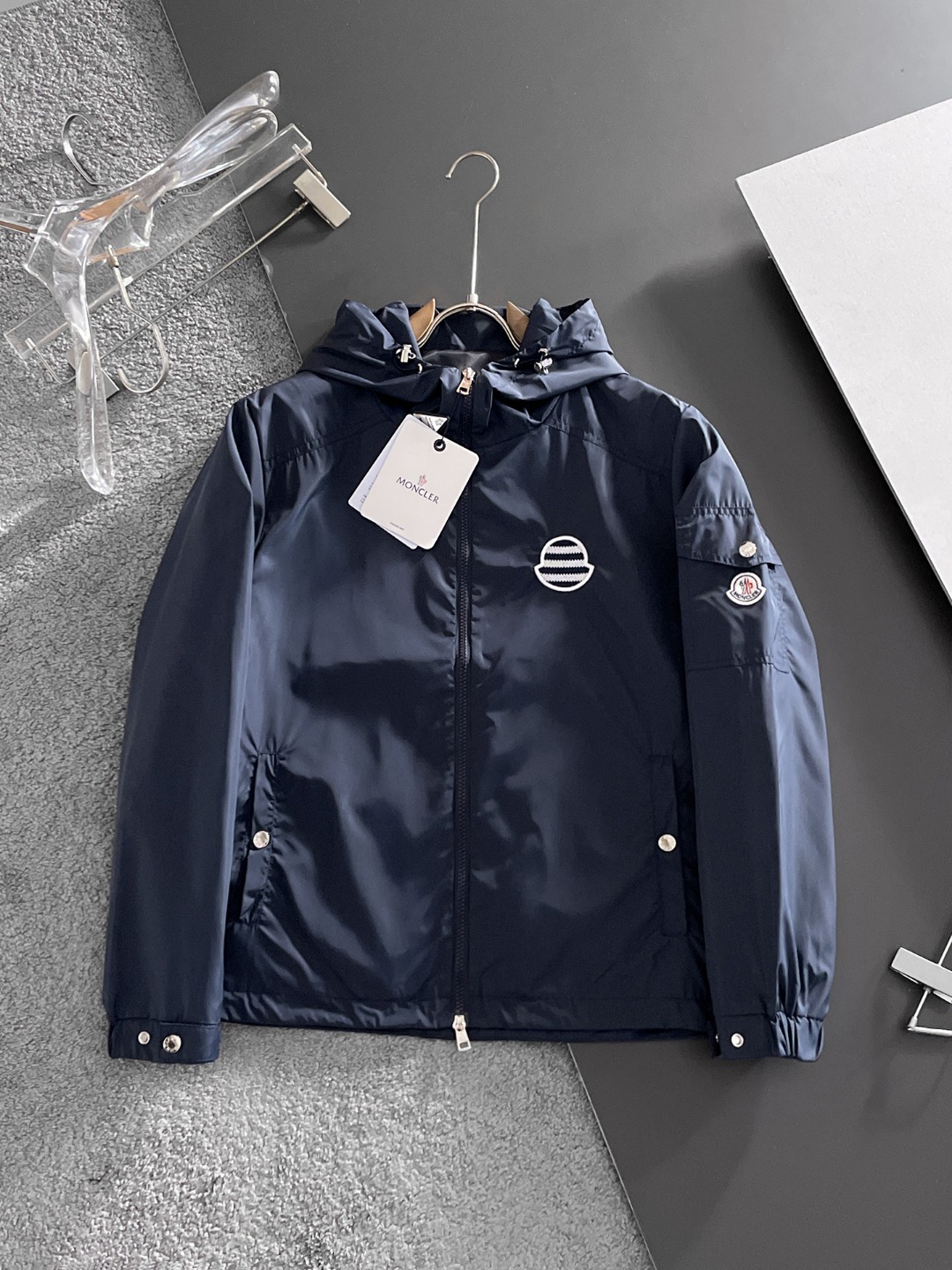 Cheap Moncle Thin Jackets For Men in 232116, $100 USD- [IB232116] - Replica Moncle Thin Jackets For Men