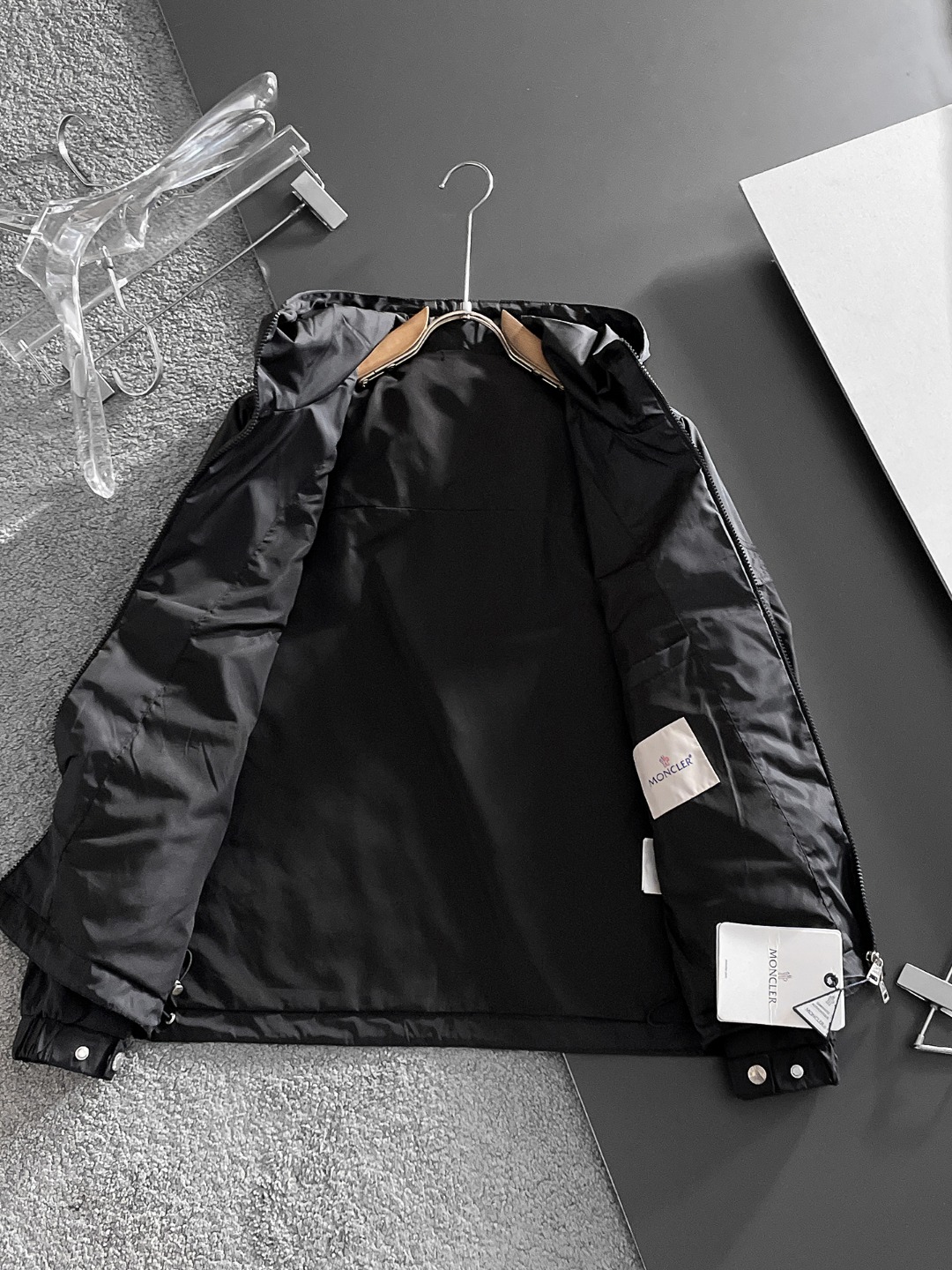 Cheap Moncle Thin Jackets For Men in 232117, $100 USD- [IB232117] - Replica Moncle Thin Jackets For Men