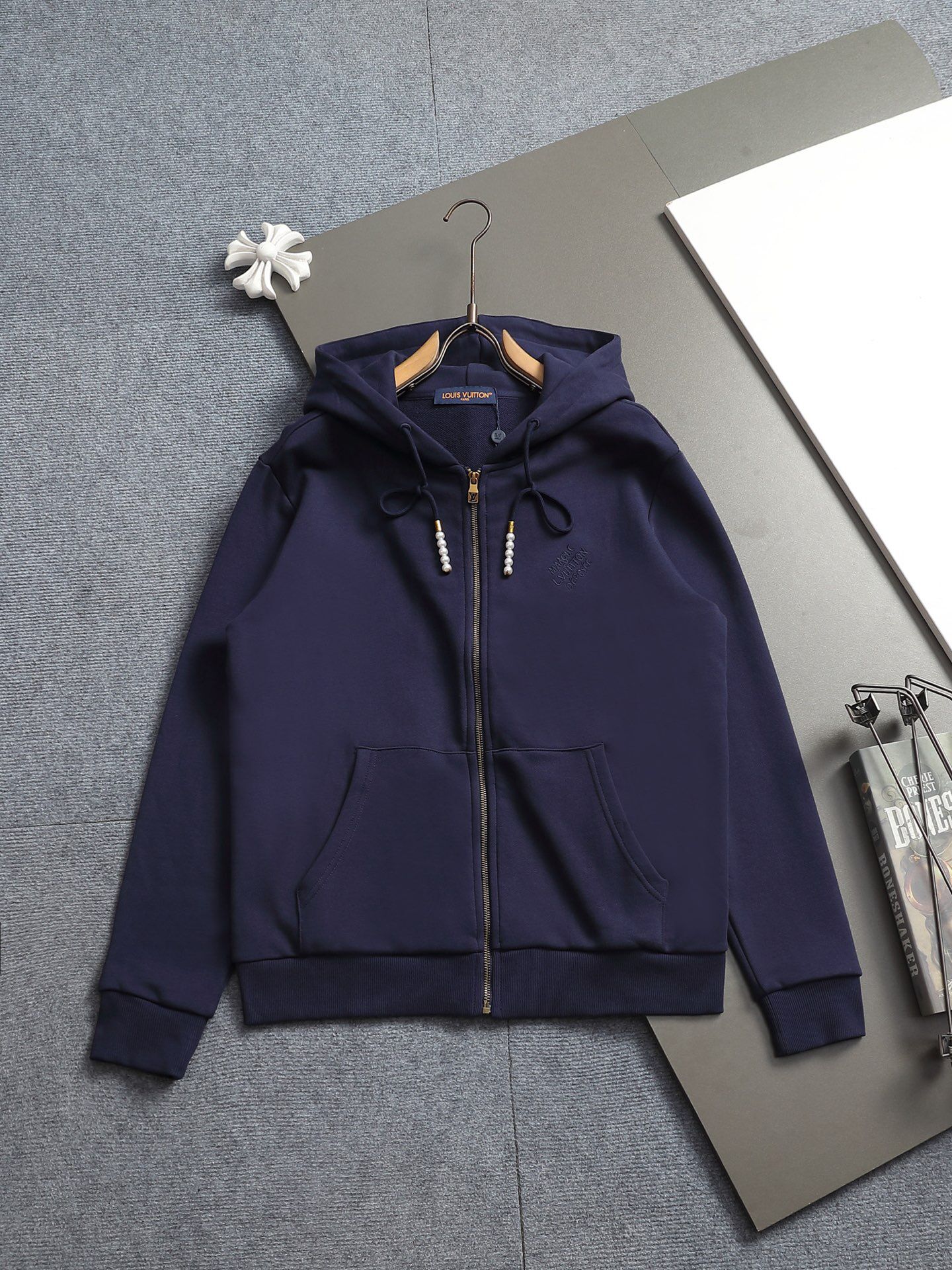 Cheap Louis Vuitton Hoodies for Men in 232223, $50 USD- [IB232223] - Replica Louis Vuitton Hoodies for Men