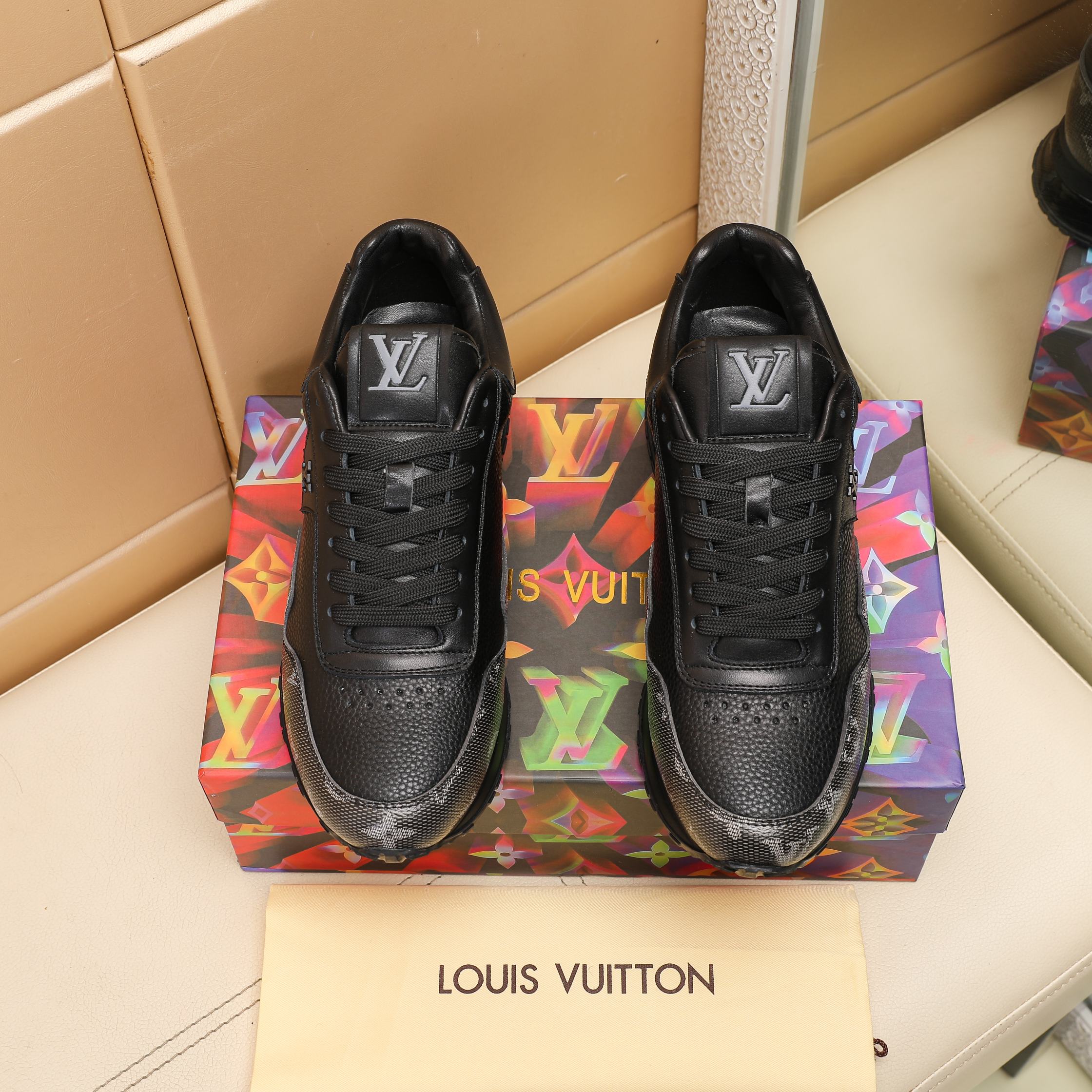 Cheap Louis Vuitton Sneakers For Men in 232230, $70 USD- [IB232230] - Replica Louis Vuitton Sneakers For Men