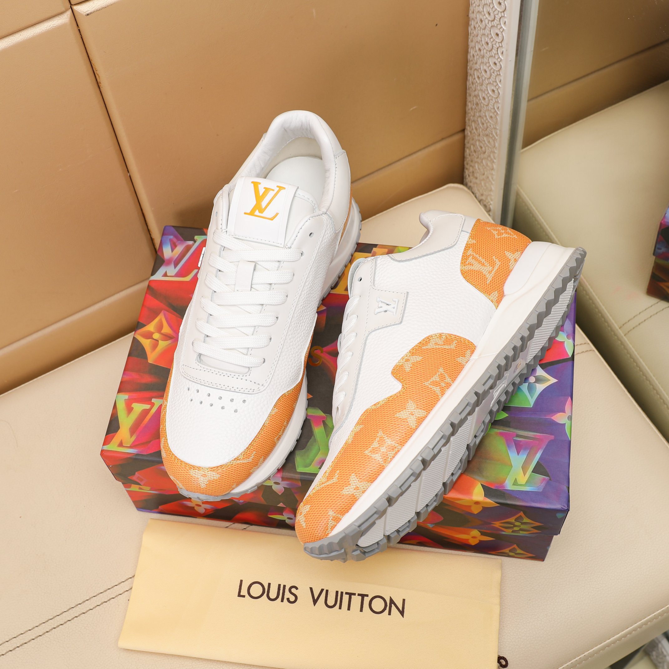 Cheap Louis Vuitton Sneakers For Men in 232231, $70 USD- [IB232231] - Replica Louis Vuitton Sneakers For Men