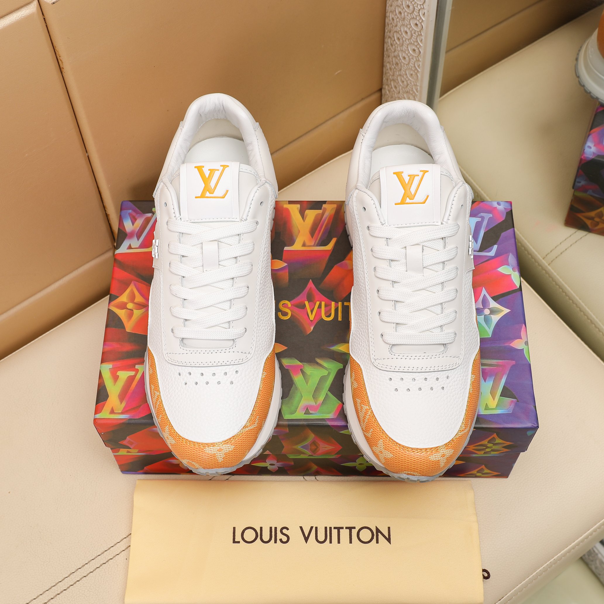 Cheap Louis Vuitton Sneakers For Men in 232231, $70 USD- [IB232231] - Replica Louis Vuitton Sneakers For Men