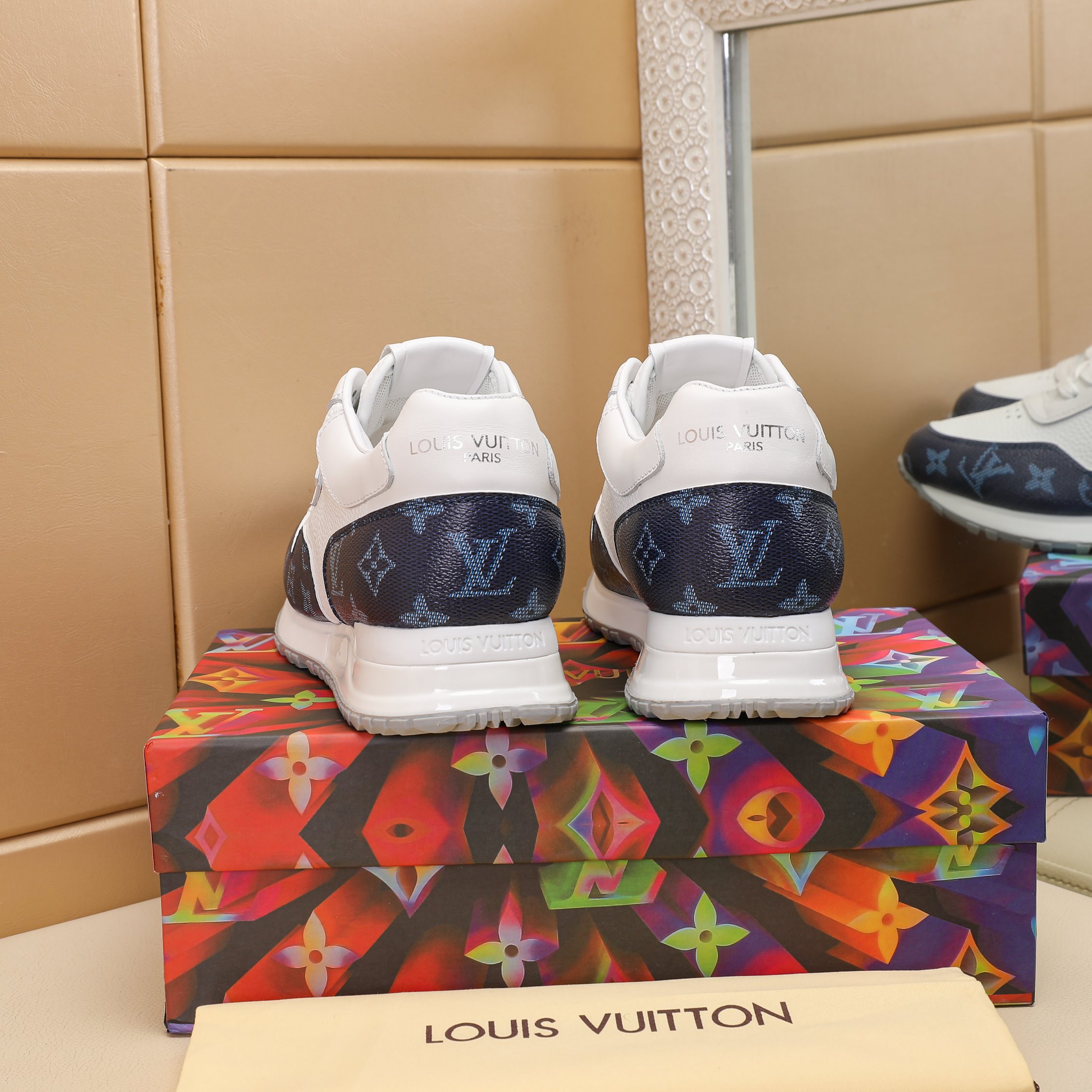 Cheap Louis Vuitton Sneakers For Men in 232233, $70 USD- [IB232233] - Replica Louis Vuitton Sneakers For Men