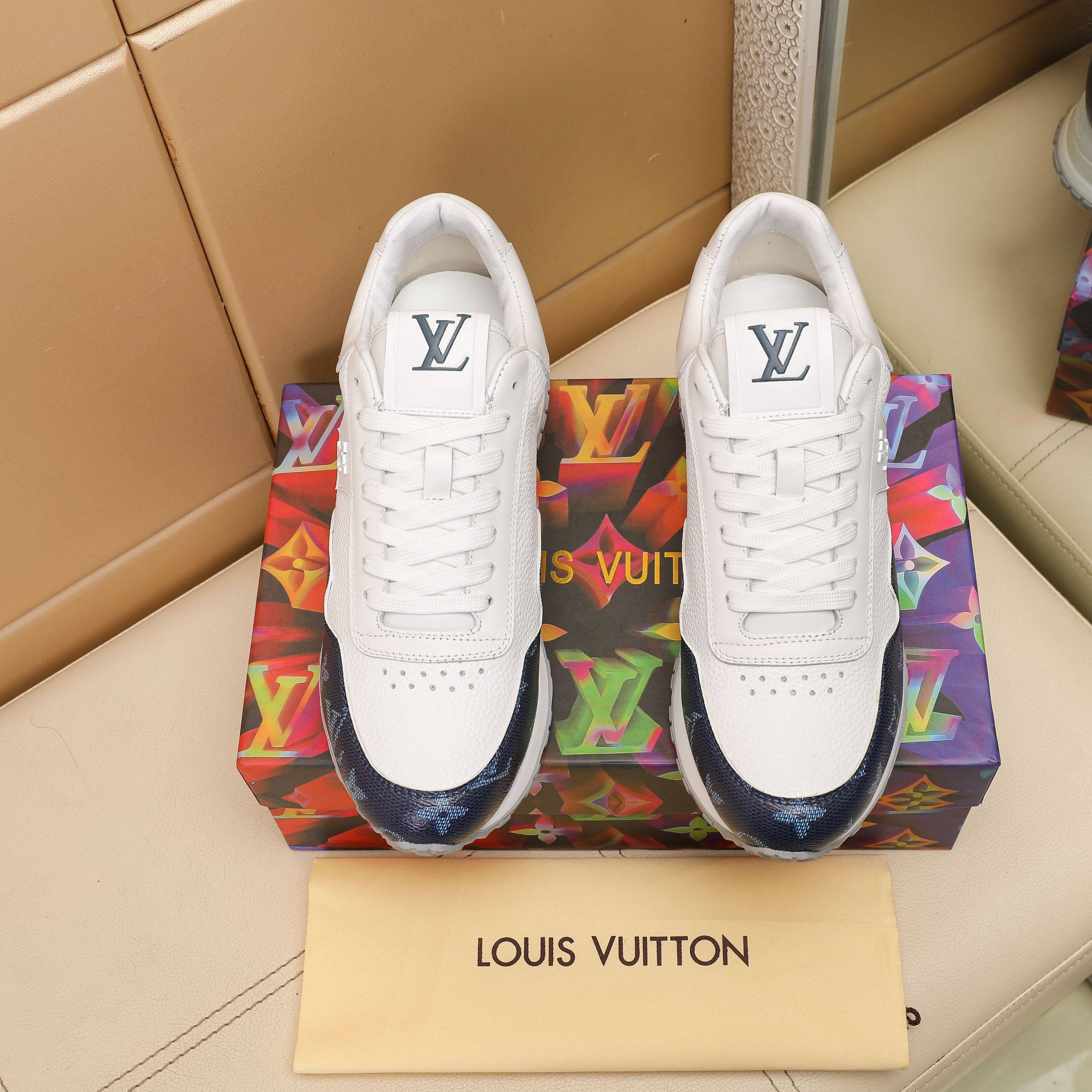 Cheap Louis Vuitton Sneakers For Men in 232233, $70 USD- [IB232233] - Replica Louis Vuitton Sneakers For Men