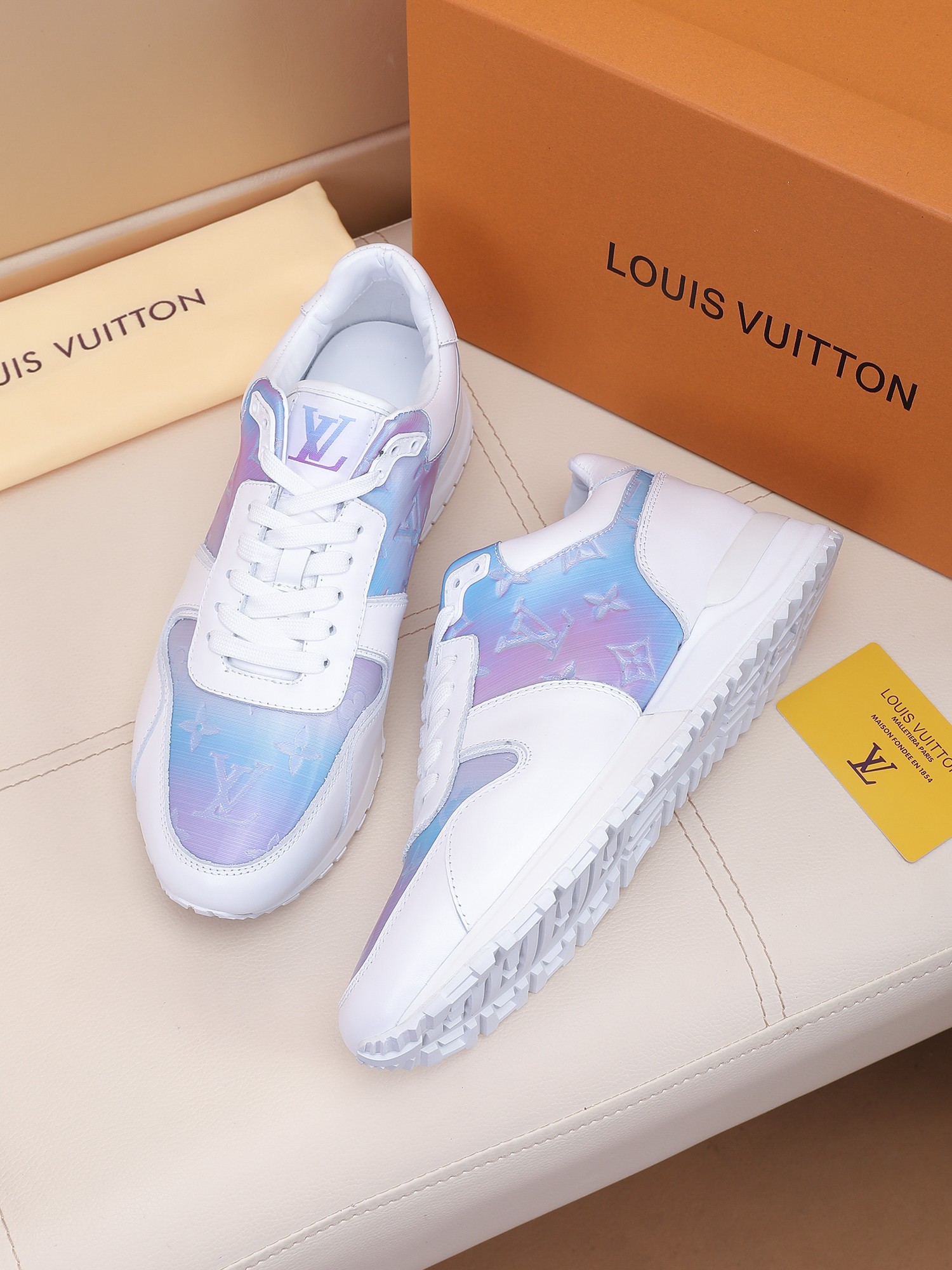 Cheap Louis Vuitton Sneakers For Men in 232236, $70 USD- [IB232236] - Replica Louis Vuitton Sneakers For Men