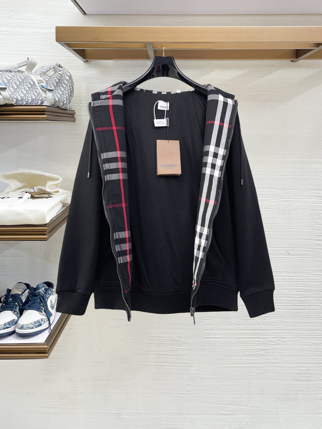 Cheap Burberry Hoodies for Men in 232314, $75 USD- [IB232314] - Replica Burberry Hoodies for Men