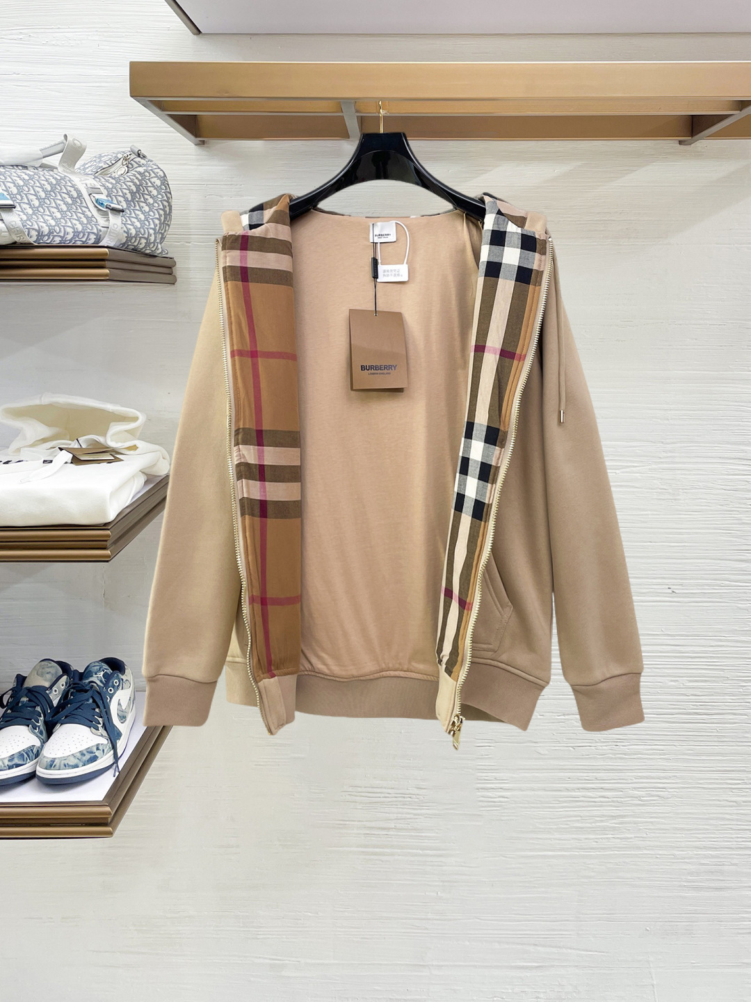 Cheap Burberry Hoodies for Men in 232315, $75 USD- [IB232315] - Replica Burberry Hoodies for Men