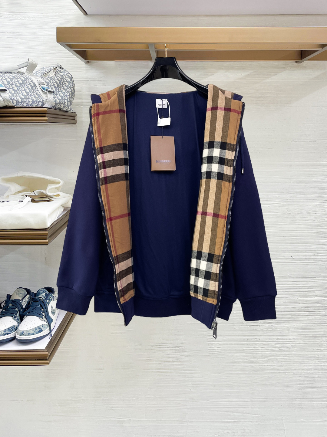 Cheap Burberry Hoodies for Men in 232317, $75 USD- [IB232317] - Replica Burberry Hoodies for Men