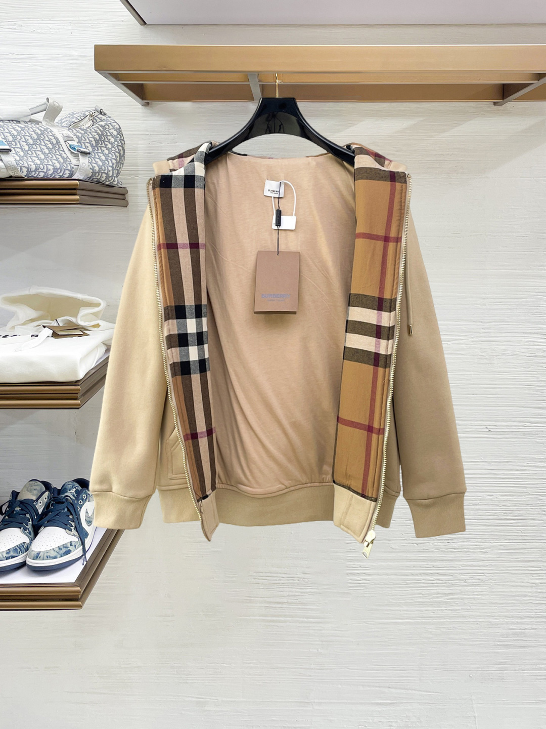 Cheap Burberry Hoodies for Men in 232327, $75 USD- [IB232327] - Replica Burberry Hoodies for Men