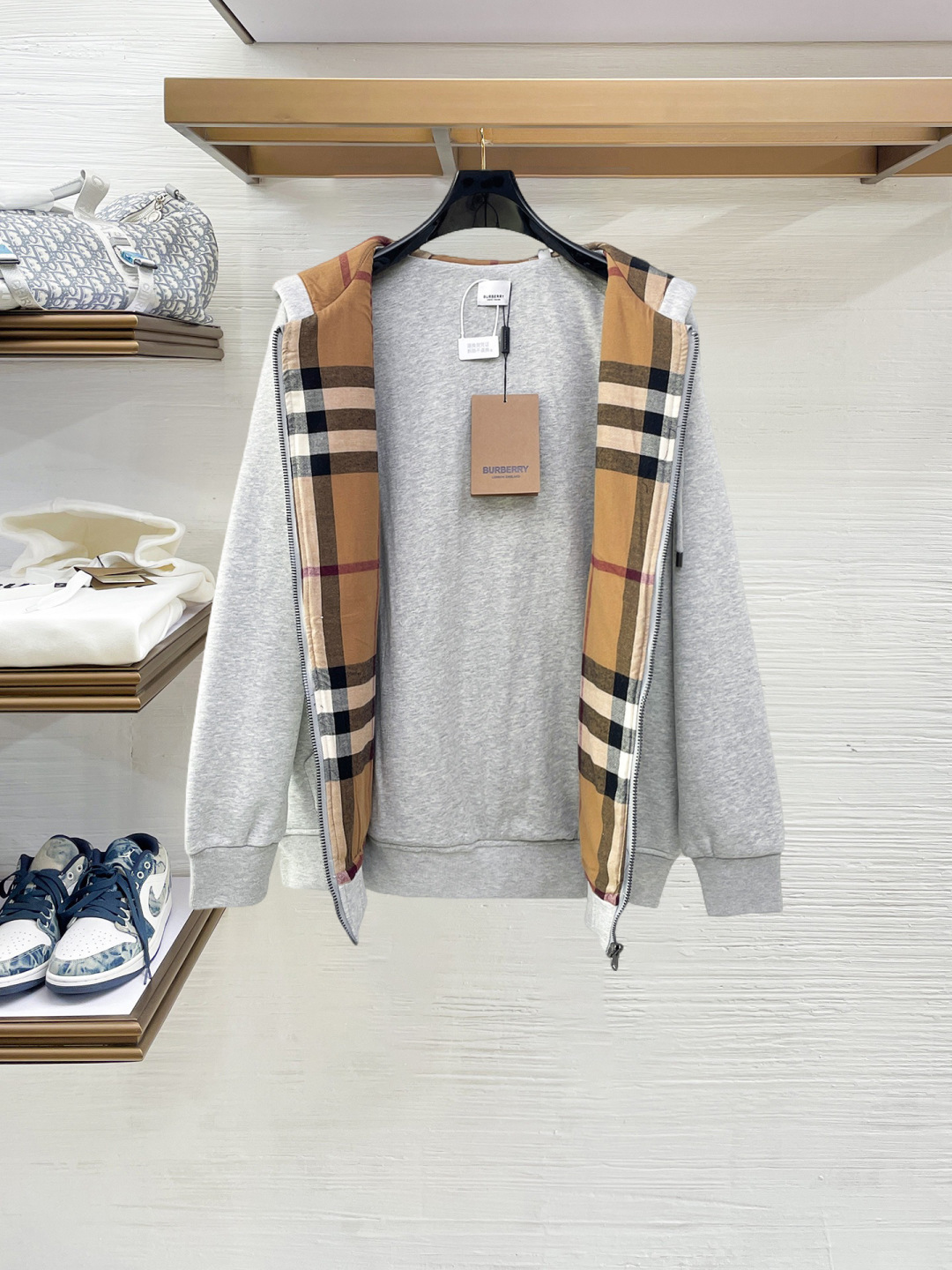 Cheap Burberry Hoodies for Men in 232328, $75 USD- [IB232328] - Replica Burberry Hoodies for Men